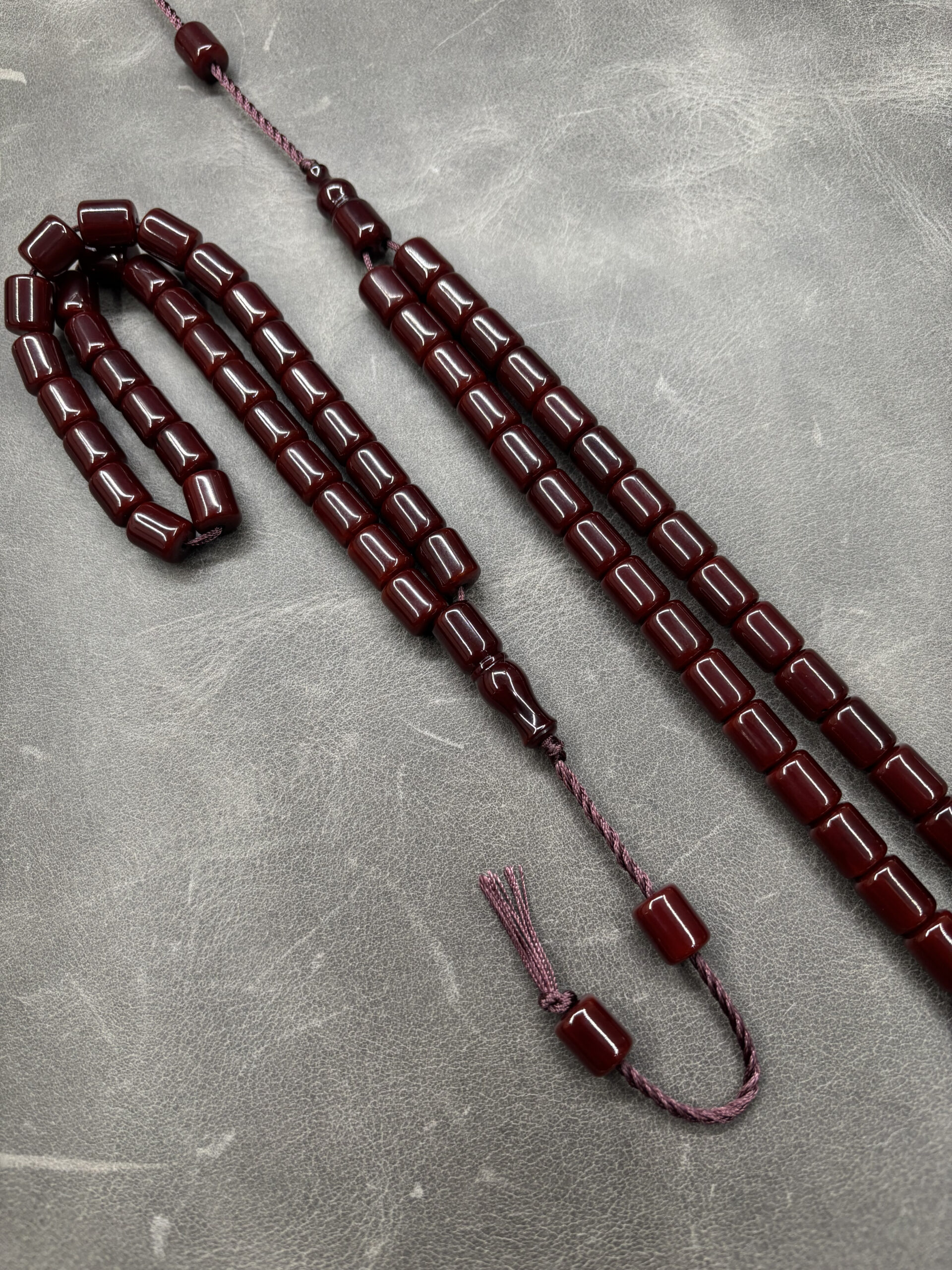 Sıkma Kehribarı - 9 X 11 mm | Kapsül Kesim - Vişne
