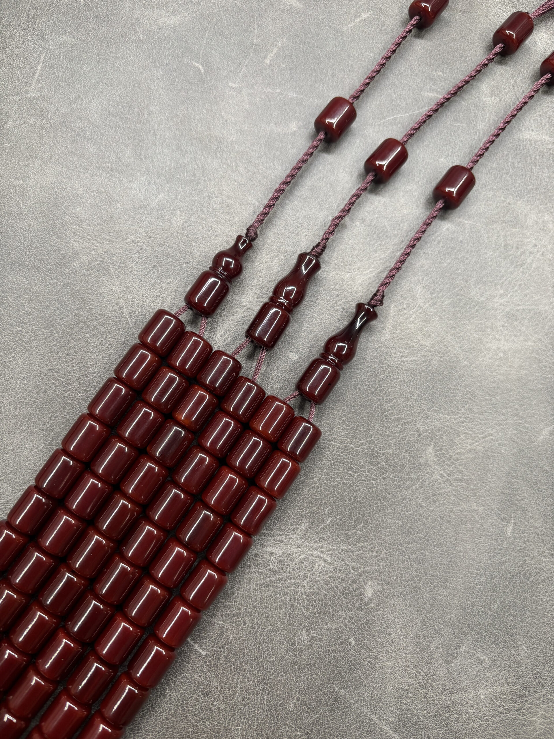 Sıkma Kehribarı - 9 X 11 mm | Kapsül Kesim - Vişne - Görsel 3