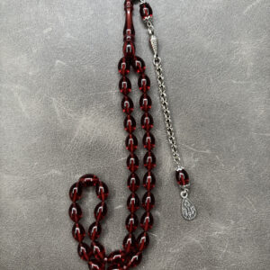Beyzi Model - Yakut Bordo Renk Tonları - 7X10,5 - Ateş Kehribarı