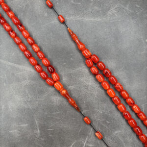 Ali Ağış Usta İmzalı - 8,5X11mm - Kapsül Kesim - Sıkma Kehribarı Tesbih