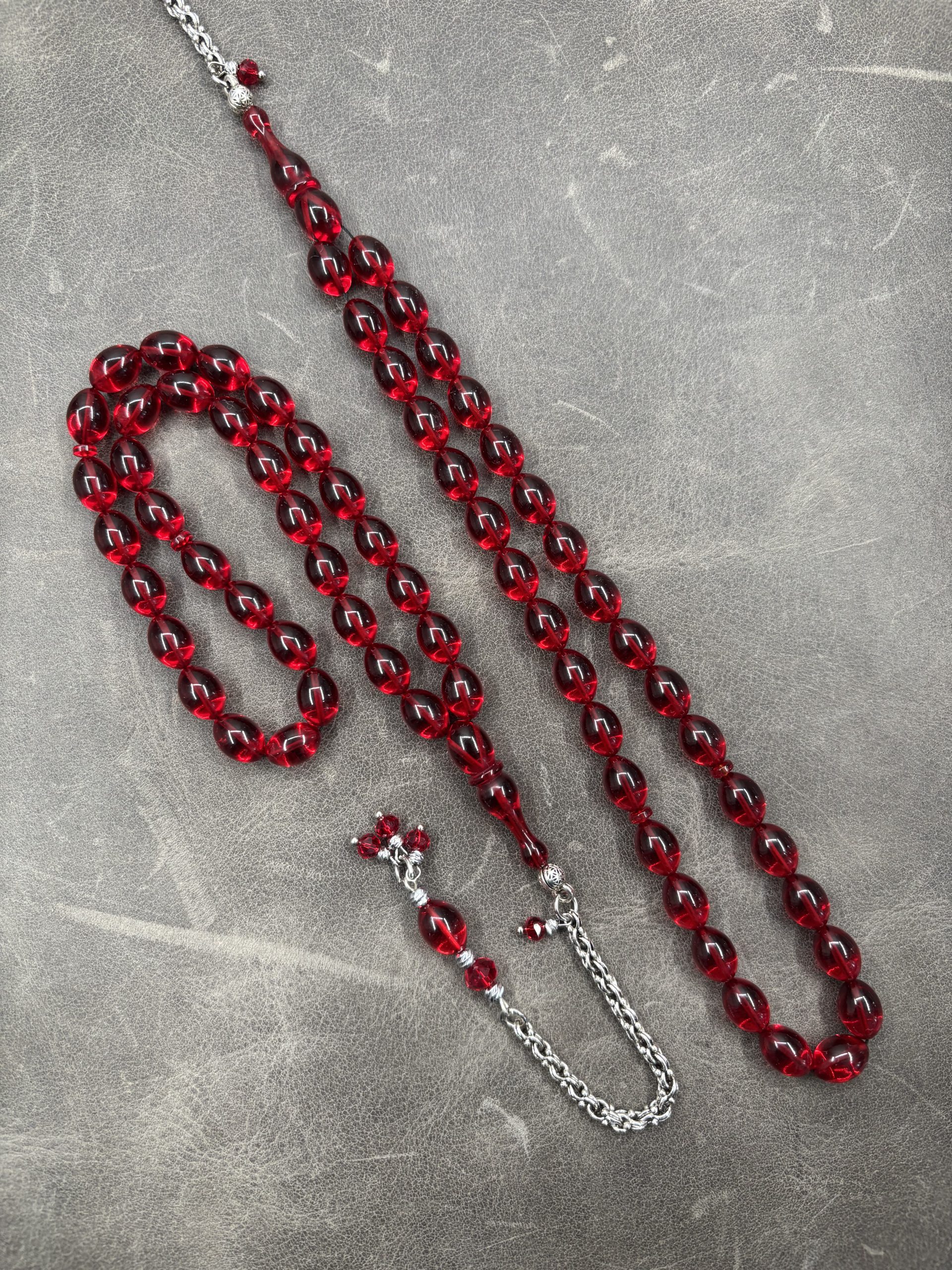 Serkan Başkan | Ateş Kehribarı | 7x11mm | Kırmızı | Badem Kesim