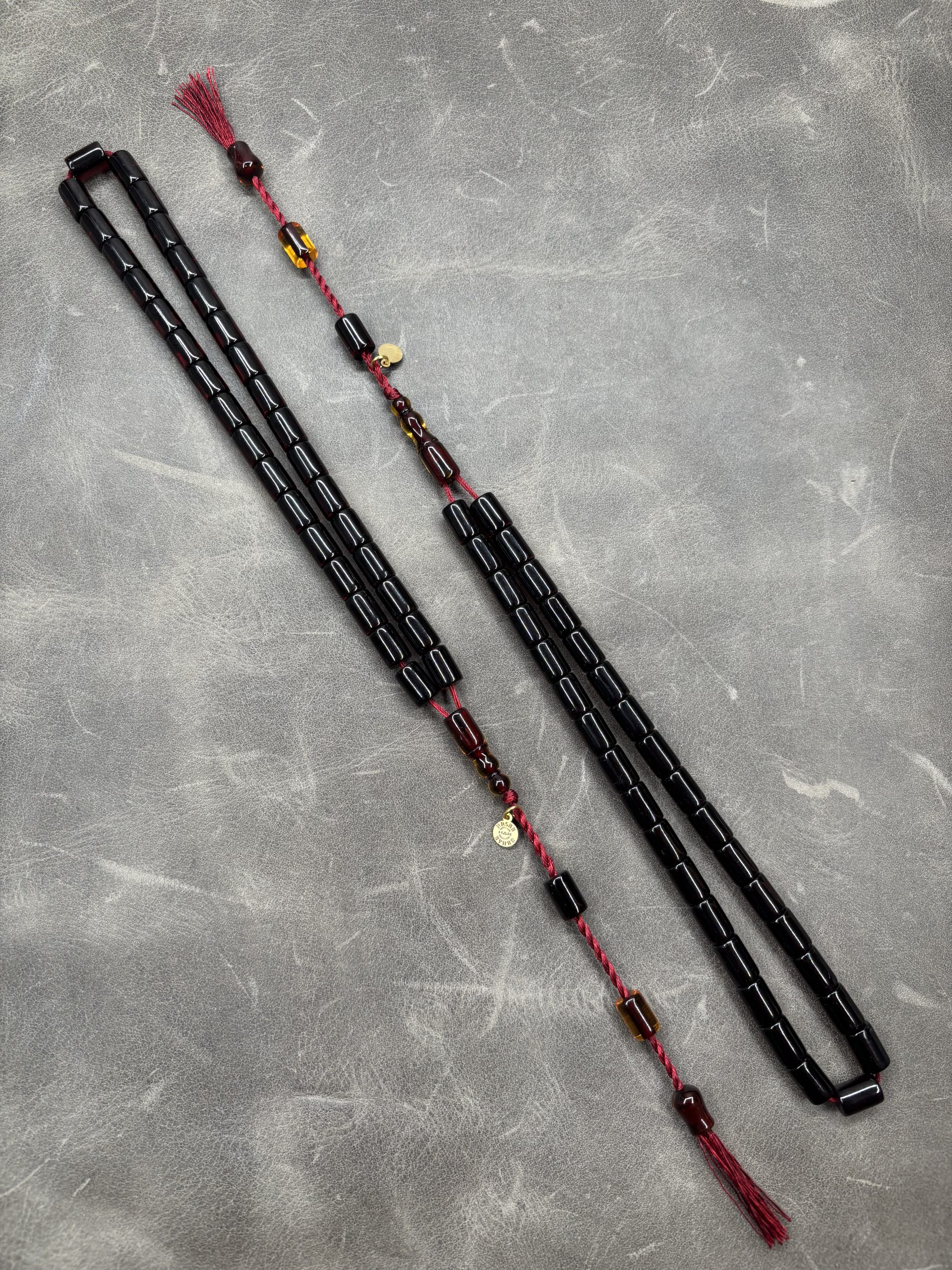 Alman Faturan Ateş Kehribarı – 7X10,5mm - Yumuşak Kesme – İmame Tıraşlı - Görsel 2